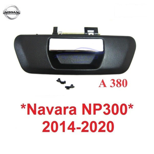 ไม่มีรูกล้อง มือเปิดท้าย NISSAN NAVARA NP300 2014 2015 - 2020 นิสสัน นาวาร่า มือดึงกระบะ มือดึงท้าย กระบะ 2021 สีชุบ