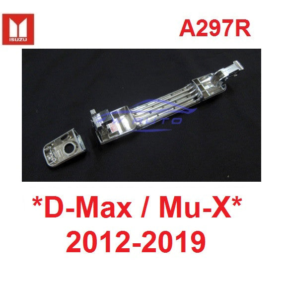 มือดึงประตู มีรู ISUZU DMAX MU-X 2012 - 2019 มือเปิดนอก อีซูซุ ดีแม็กซ์ มิวเอ็กซ์ มือเปิดประตู ที่ดึงประตู D-MAX MUX - Image 2