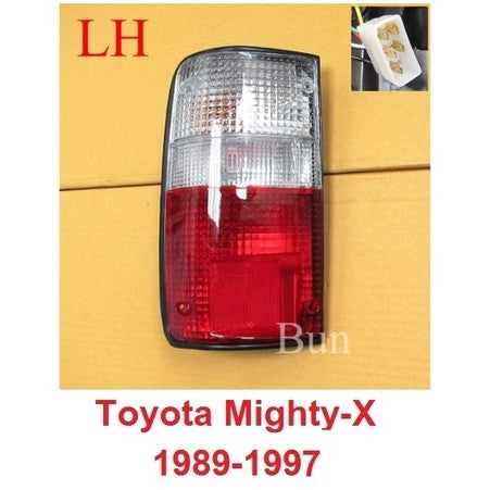 สองสี ไฟท้าย TOYOTA HILUX MIGHTY-X RN85 LN106 MK3 1989 - 1997 โตโยต้า ไมตี้เอ็กซ์ ไฟท้ายรถ ไฟหลังกระบะ ไฟ แต่งไฟ อะไหล่ - Image 9