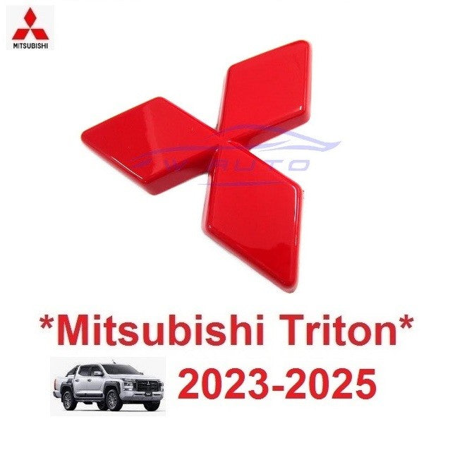 โลโก้ ติดกระจังหน้า สามเหลี่ยม MITSUBISHI Triton 2023 2024 2025 มิตซูบิชิ ไทรทัน LOGO กระจังหน้า สัญลักษณ์ - Image 11