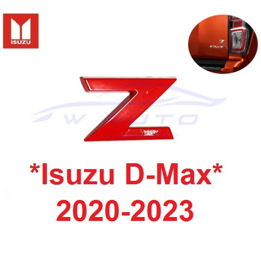Z Logo โลโก้ อีซูซุ ดีแม็กซ์ ISUZU DMAX 2020 2021 2022 ตัวหนังสือ ติดฝาท้ายกระบะ ป้าย ดีแม็ค แผ่นป้าย โลโก้ติดฝาท้าย