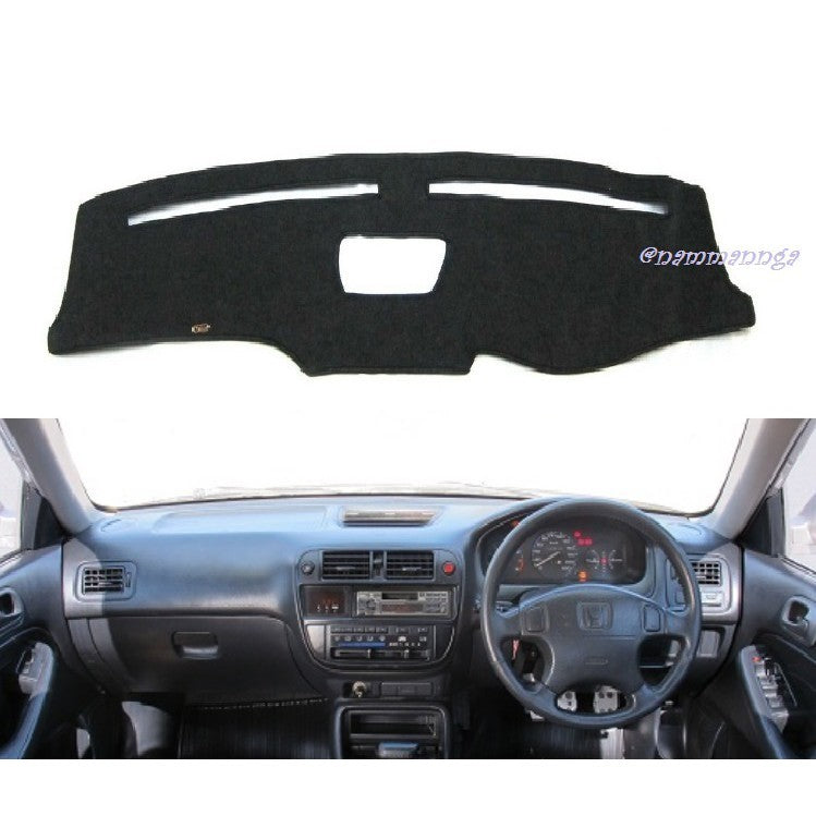 พรมปูหน้ารถ Honda Civic EK 1996 - 2000 ตาโต ฮอนด้า ซีวิค พรมปูคอนโซลหน้ารถ พรมปูแผงหน้าปัด พรมคอนโซล พรม พรมในรถยนต์ พรม - Image 2