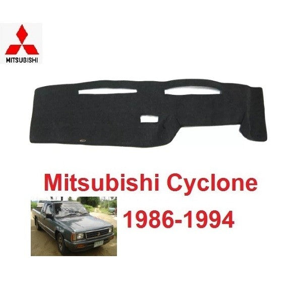 พรมคอนโซล มิตซูบิชิ ไซโคลน 1986 - 1994 Mitsubishi Cyclone พรมแผงหน้าปัด พรมปูหน้ารถ พรมปูคอนโซลหน้ารถ
