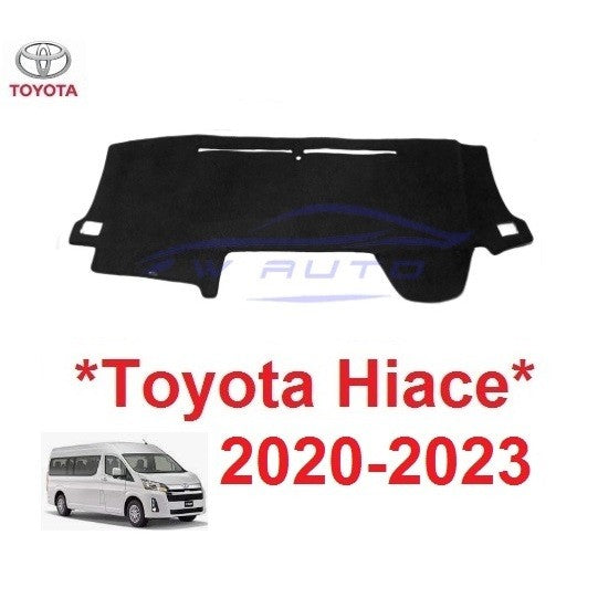 พรมปูแผงหน้าปัด Toyota Hiace 2020 2021 - 2023 รถตู้ โตโยต้า ไฮเอซ พรมคอนโซล หน้ารถ commuter คอมมูเตอร์ พรมหน้ารถ