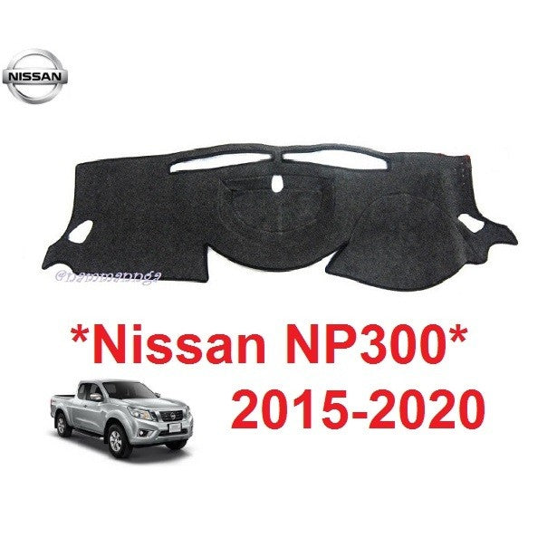 พรมปูคอนโซลหน้ารถ Nissan Navara NP300 2015 - 2020 นิสสัน นาวาร่า ปูแผงหน้าปัด พรมหน้ารถ พรมรถ พรมหน้าปัด พรม