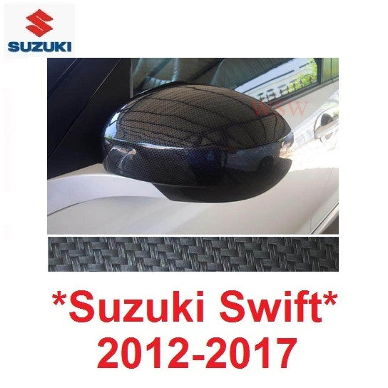 ลายเคฟล่า ครอบกระจก Suzuki swift 2012 - 2018 ครอบกระจกมองข้าง ซูซูกิ สวิฟท์ ครอบกระจกข้าง ครอบ หูกระจก ข้าง คาร์บอน สวิฟ