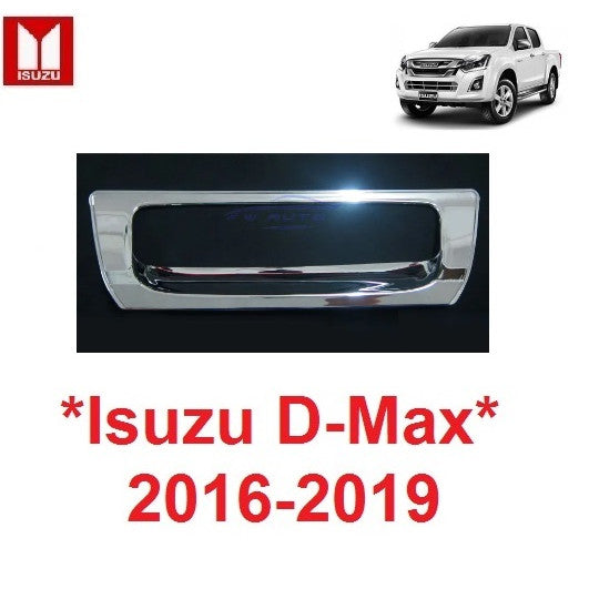 รถตามรูป เบ้ามือเปิดท้าย ISUZU DMAX D-MAX 2016 - 2019 อีซูซุ ดีแม็กซ์ ดีแมค ถาดรองมือเปิดท้าย 2017 เบ้ารองมือดึง ท้ายรถ