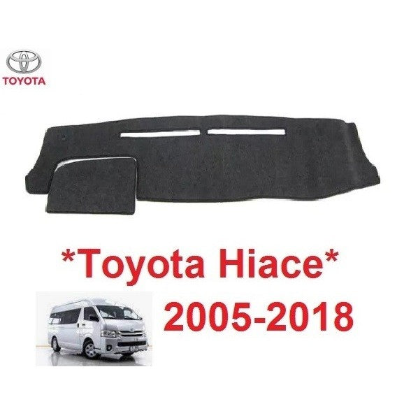 พรมหน้ารถ รถตู้ โตโยต้า ไฮเอซ Toyota Hiace 2005 - 2018 2019 หลังคาเตี้ย พรมแผงหน้าปัด คอนโซล COMMUTER พรมปูคอนโซลหน้ารถ