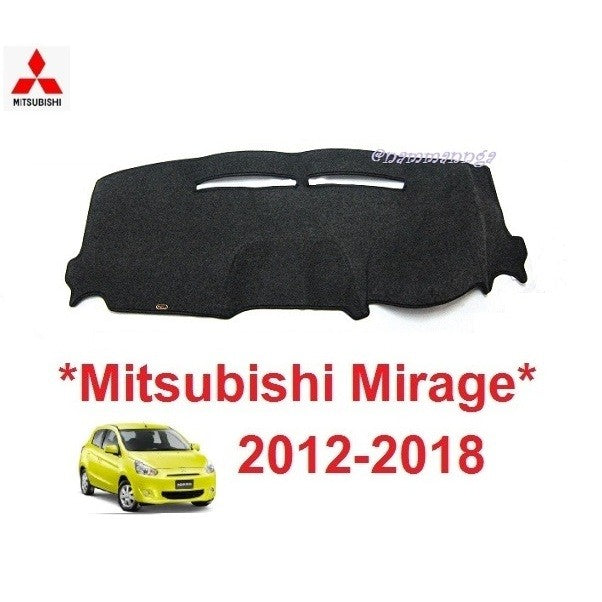 พรมปูคอนโซล พรมหน้ารถ Mitsubishi Mirage 2013 - 2021 มิตซูบิชิ มิราจ คอนโซล แผงหน้าปัด พรมหน้ารถ พรมในรถ 2014 2015 2018