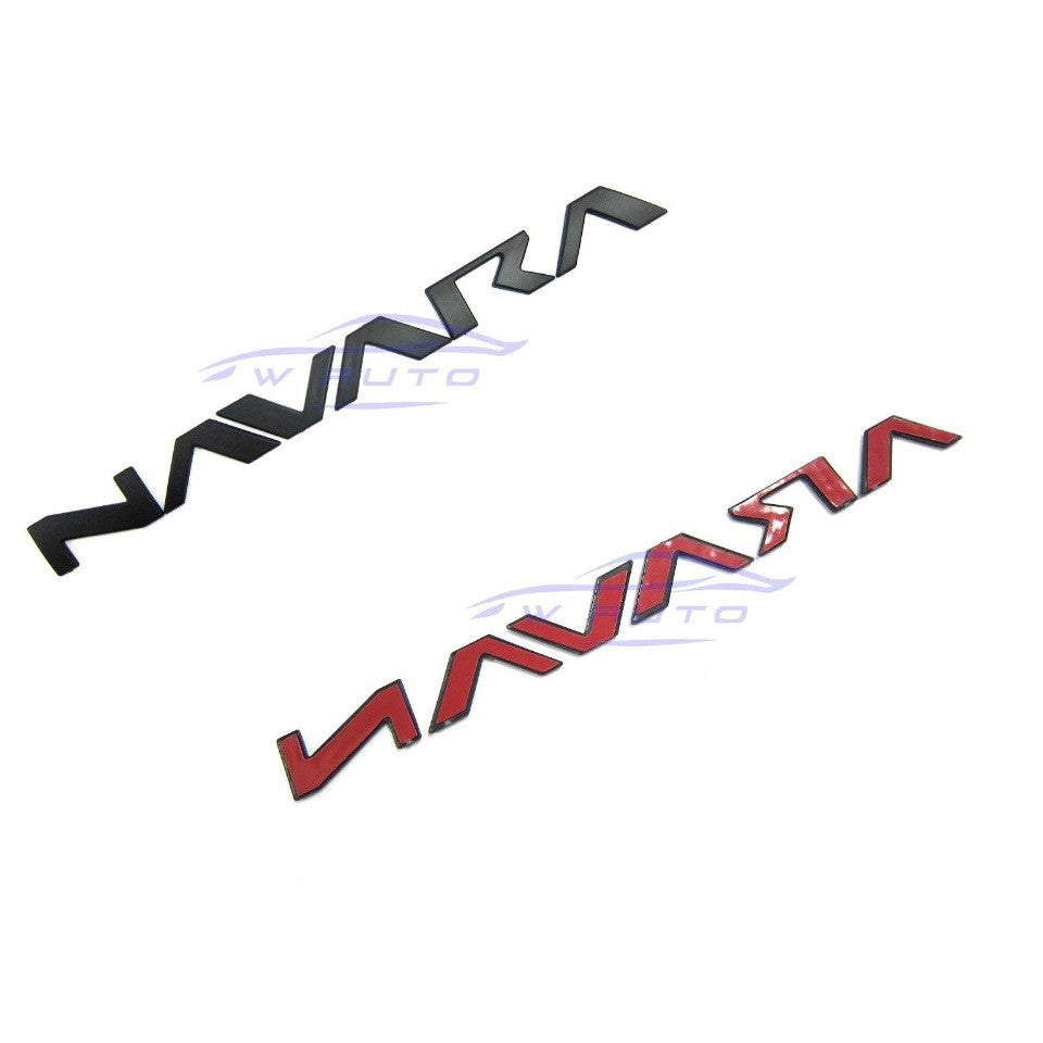 โลโก้ ติด กระจังหน้า Nissan NAVARA PRO-4X 2021 2022 2023 2024 LOGO นิสสัน ตัวอักษร สติ๊กเกอร์ ป้าย โลโก้ฝากระโปรง - Image 2