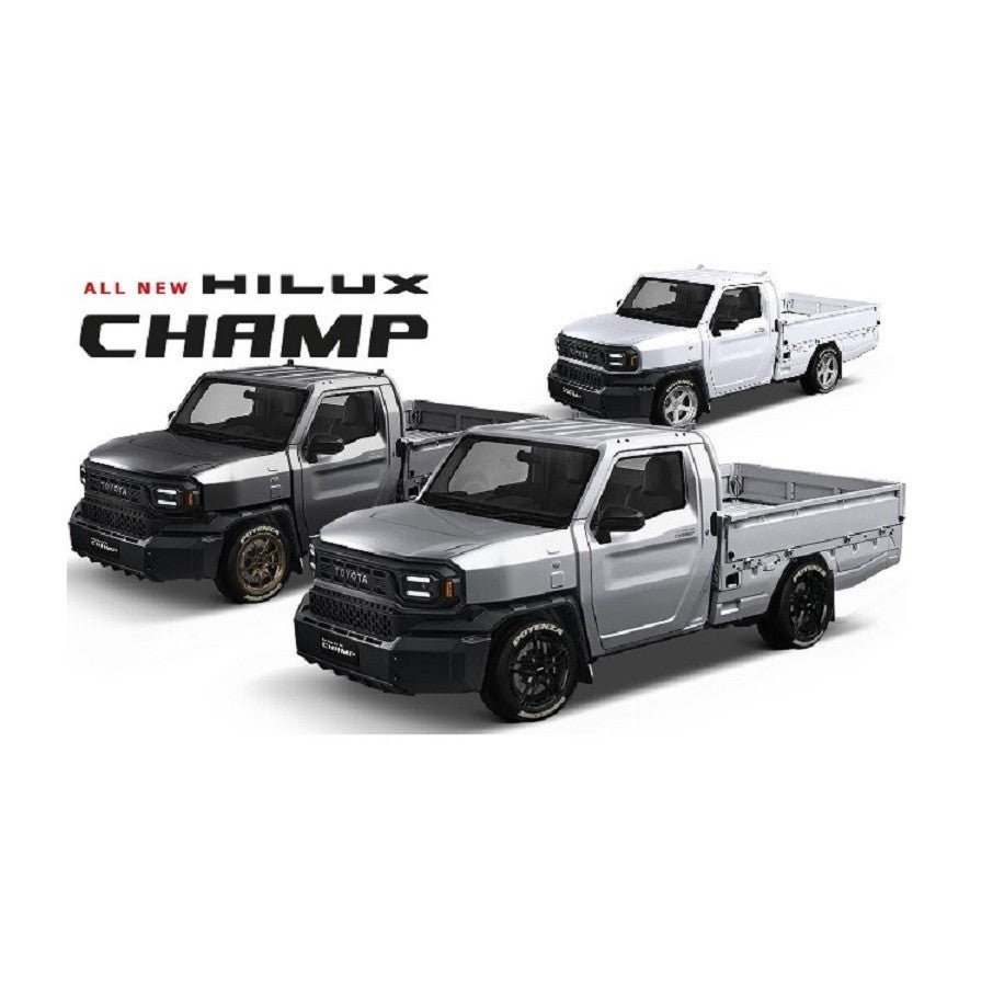 6ชิ้น ชุดแต่งภายใน HILUX CHAMP 2024 2025 ลายคาร์บอน เคฟล่า ไฮลักซ์ แชมป์ ตัวใหม่ รถกระบะ รถบรรทุกครอบแอร์ ครอบปุ่มกด - Image 4