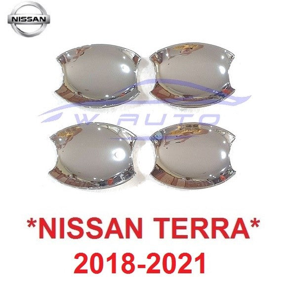 ถาดรองมือเปิดประตู สีชุบโครม Nissan Terra 2019 - 2022 นิสสัน เทอร่า x-trail เบ้ามือจับ ประตู เบ้ารองมือเปิด ถ้วยมือเปิด