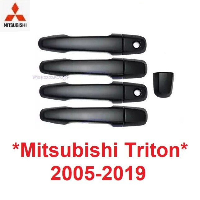 ครอบมือเปิดประตู ไม่TOP MITSUBISHI TRITON 2005 - 2022 สีดำด้าน มิตซูบิชิ ไทรทัน ครอบมือดึงประตู ครอบมือจับประตู ครอบมือ - Image 8