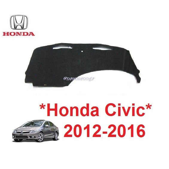 พรมคอนโซล Honda Civic FB 2012 - 2016 ฮอนด้า ซีวิค พรมปูแผงหน้าปัด พรมหน้าปัด พรม พรมหน้ารถ พรมปูคอนโซลหน้ารถ