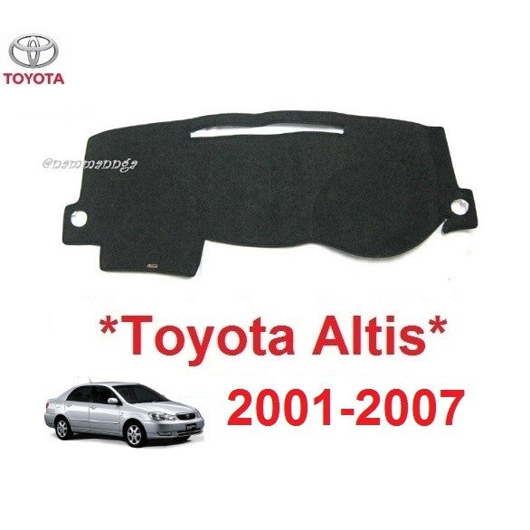 พรมปูคอนโซลหน้ารถ รุ่นหน้าหมู Toyota Corolla Altis 2001 2003 2004 -2007 โตโยต้า อัลติส ปูแผงหน้าปัด พรมหน้ารถ พรมคอนโซน