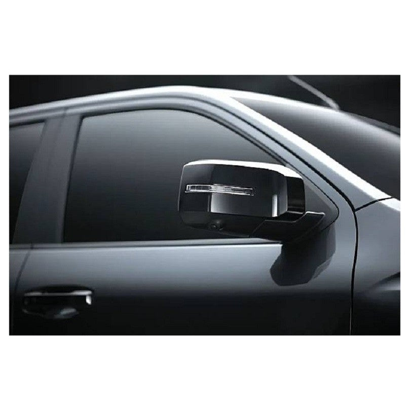 ครอบกระจกมองข้าง ลายเคฟล่า Mitsubishi Triton 2023 - 2024 2025 ครอบกระจก กระจกมองข้าง มิตซูบิชิ ไทรทัน เว้าไฟเลี้ยว - Image 2