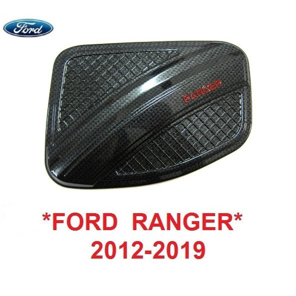 ครอบฝาถังน้ำมัน ลายเคฟล่า โลโก้แดง Ford Ranger PX XLT 2012 - 2021 ฝาถังน้ำมัน ฟอร์ด เรนเจอร์ ฝาครอบ ครอบฝาถัง ฝาถัง 2015