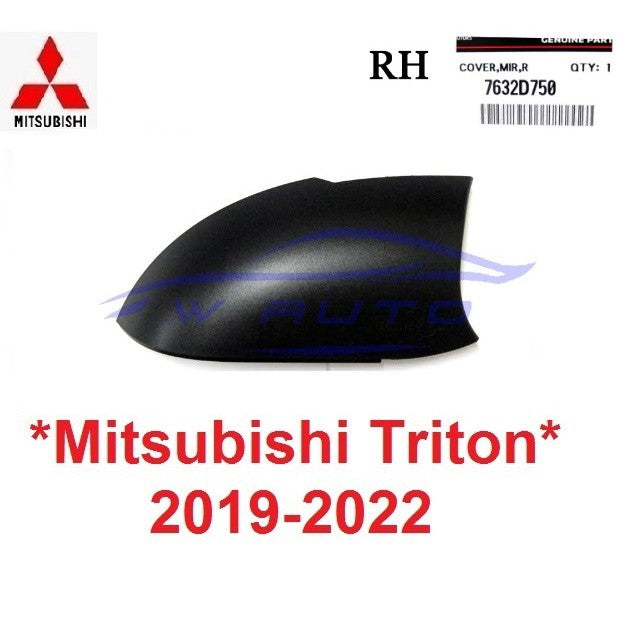RH แท้ศูนย์ ครอบกระจกด้านล่าง ชิ้นล่าง Mitsubishi Triton 2019 - 2022 มิตซูบิชิ ไทรทัน กระจกมองข้าง ครอบกระจกข้าง MR ขวา