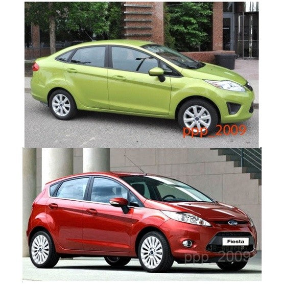ถาดรองมือเปิดประตู สีดำด้าน FORD FIESTA 2010 - 2016 ถ้วยมือเปิด ฟอร์ด เฟียสต้า เบ้ารองมือเปิด กันรอยประตู เบ้ามือเปิด - Image 4