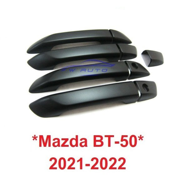 ไม่Top ครอบมือจับประตู Mazda ฺBT50 BT-50 2020-2021 2022 มาสด้า บีที50 ครอบมือดึงประตู ครอบมือเปิด bt 50 สีดำ ที่ดึง