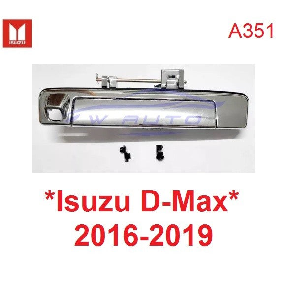 มือเปิดท้าย มีรูกล้อง Isuzu Dmax D-max 2016 - 2019 อีซูซุ ดีแม็กซ์ มือดึงท้ายกระบะ ที่เปิดท้ายรถ ดีแมค มือเปิด อะไหล่