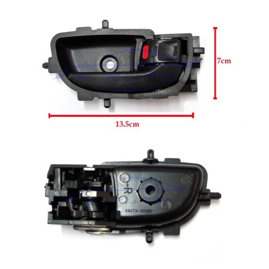 มือดึงประตูใน ข้างขวา TOYOTA VIOS 2007 - 2013 มือเปิดประตู โตโยต้า วีออส ที่เปิดประตู มือดึงประตู มือเปิดใน - Image 3