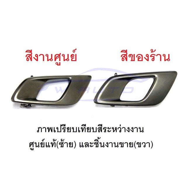 สีโครมดำ LH มือเปิดใน Ford Ranger Mazda 2012 - 2021 มือเปิดประตูด้านใน มาสด้า บีที50 ฟอร์ด เรนเจอร์ มือดึง ที่ดึงประตูใน - Image 3