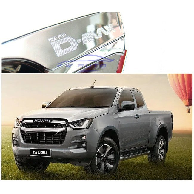 ถาดรองมือเปิดประตู Isuzu D-max อีซูซุ ดีแมค 2020 - 2023 ดีแม็กซ์ ชุบโครเมี่ยม Dmax เบ้ารองมือเปิด เบ้ากันรอย เบ้ามือจับ - Image 2