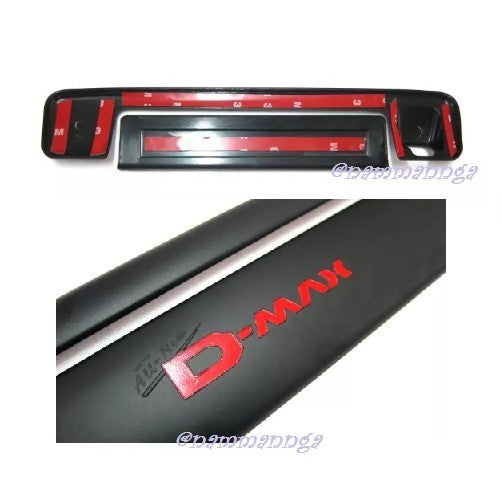 รถตามรูป มีรูกล้อง ครอบมือเปิดฝาท้าย Isuzu Dmax 2016 - 2019 สีดำด้าน อีซูซุ ดีแม็ค ออลนิว สเทล ครอบมือเปิดท้าย ดีแม็ก - Image 2
