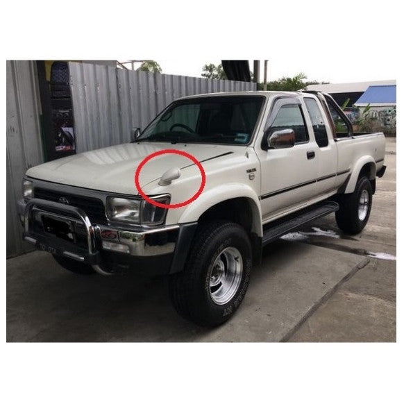 กระจกมองมุม Toyota Surf 4WD 1988 - 1997 Hilux Mighty -X กระจกฝากระโปรง โตโยต้า ไมตี้เอ็กซ์ 4WD กระจกหน้ารถ กระจกติดมุม - Image 3