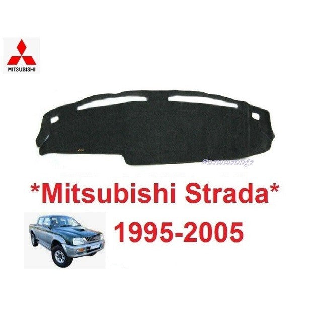 พรมหน้ารถ Mitsubishi Strada 1996 - 2005 มิตซูบิชิ สตราด้า พรมปูแผงหน้าปัด พรมคอนโซล พรม พรมหน้าปัด พรมปูคอนโซลหน้ารถ