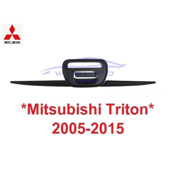 ครอบมือเปิดท้าย คิ้ว Mitsubishi Triton 2005 - 2014 2015 มิตซูบิชิ ไตรตัน ไทรทัน เบ้าท้าย ครอบมือดึง ฝา กระโปรงท้าย ดาบ - Image 8