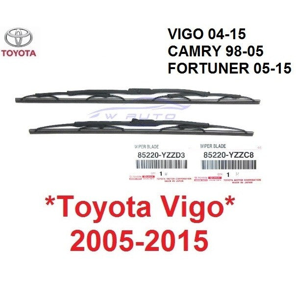 แท้ศูนย์ ใบปัดน้ำฝน โตโยต้า TOYOTA CAMRY 98-05 FORTUNER 05-15 VIGO 04-15 ก้านปัด วีโก้ แคมรี่ ฟอร์จูนเนอร์ ที่ปัดน้ำฝน