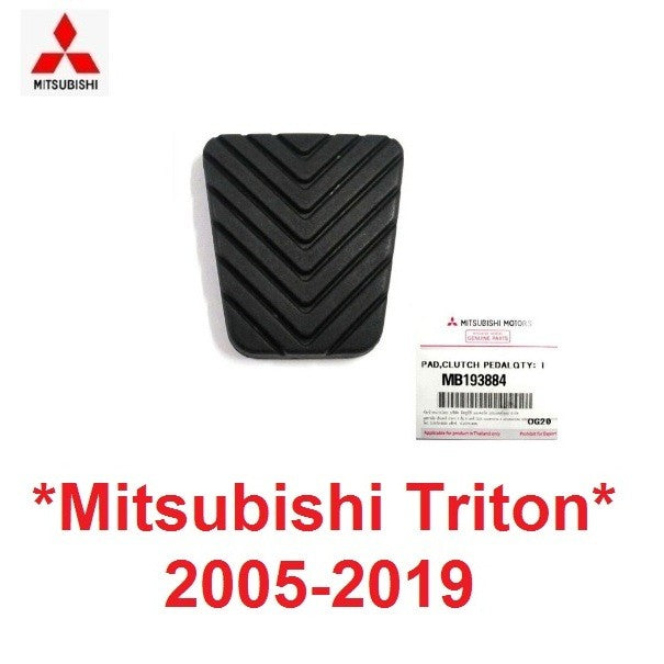 ยางเหยียบ แท้ Mitsubishi Triton 2005 - 2019 แผ่นยางรองเหยียบ เบรค ยางเหยียบคลัทช์ ครัทช์ มิตซูบิชิ ไทรทัน ยางเหยียบเบรค