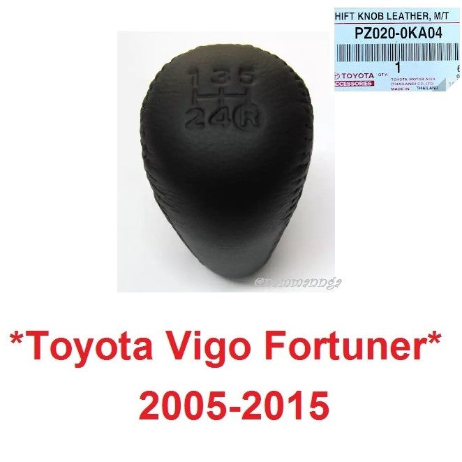 แท้ศูนย์ สีดำ หัวเกียร์ 5 สปีด Toyota Vigo Fortuner 2005-2015 โตโยต้า วีโก้ ฟอร์จูเนอร์ แชมป์ Champ หัวเกียร์กระปุก