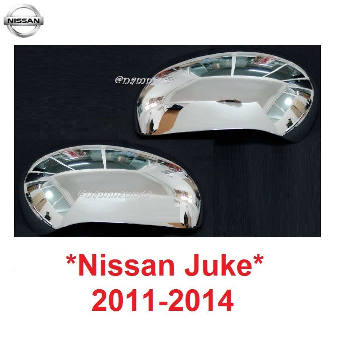 สีชุบ ครอบกระจกมองข้าง NISSAN JUKE 2011 2012 2013 2014 นิสสัน จู๊ค โฉมเก่า กระจกข้าง หูกระจก ครอบ กระจกมองข้าง