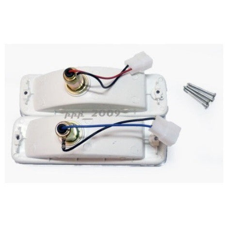 ฝาขาว 2สายไฟ ไฟหรี่กันชน TOYOTA HILUX MIGHTY-X LN85 RN85 RN90 1989-1997โตโยต้า ไมตี้เอ็กซ์ ไฟตัดหมอก ไฟกันชน ไฟหรี่ - Image 2