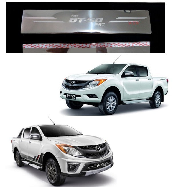 ชายบันไดประตู Mazda BT50 PRO 2012 - 2019 มาสด้า บีที50 โปร PRO 4ประตู คิ้ว กันรอยประตู กาบบันได ชายบันได สคัพเพลท - Image 2