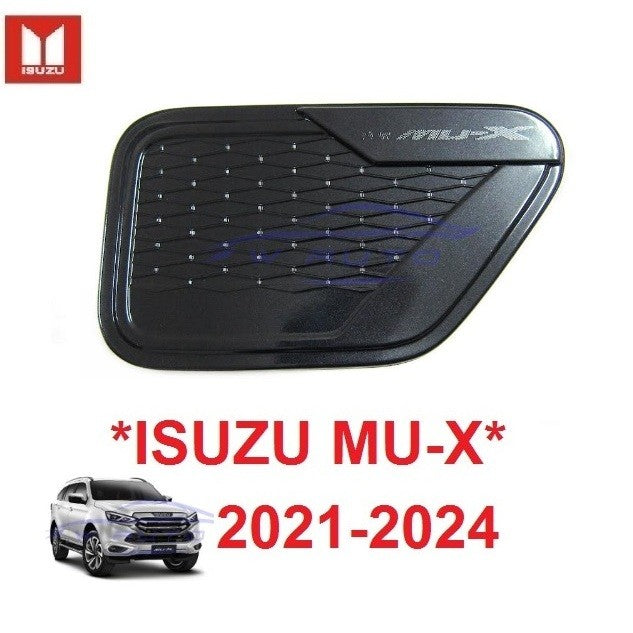 ครอบฝาถังน้ำมัน ISUZU MU-X 2021 2022 2023 2024 สีชุบโครเมี่ยม อีซูซุ มิวเอ็กซ์ ครอบฝาถัง ฝาถังน้ำมัน ถังน้ำมัน ดำเงา mux - Image 9