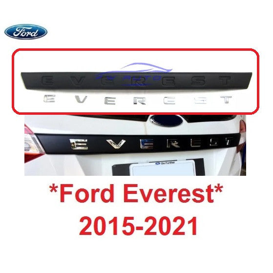 สีดำด้าน คิ้วฝากระโปรงท้าย FORD EVEREST 2015 - 2021 ฟอร์ด เอเวอร์เรส คิ้วฝาท้าย คิ้วท้าย คิ้วประตูหลัง