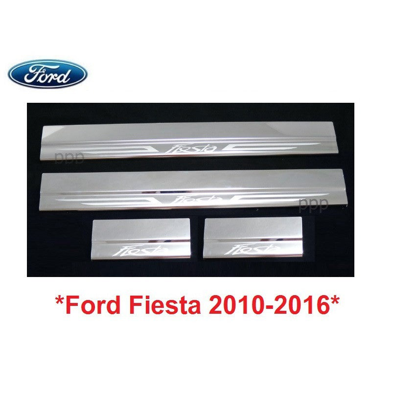 สคัพเพลท ชายบันไดประตู Ford Fiesta 2010-2016 ฟอร์ด เฟียสต้า คิ้วกันรอยขอบประตู กาบบันได ชายบันได กันรอยประตู คิ้วประตู