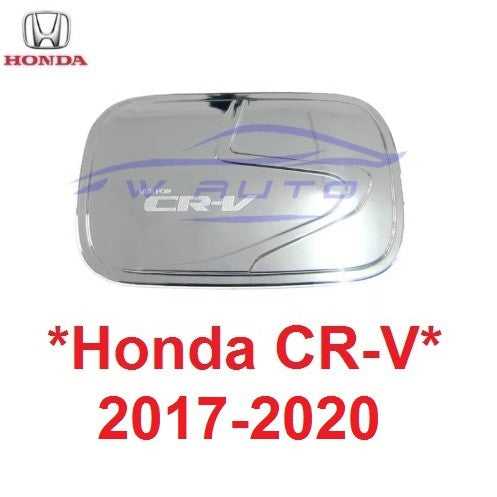 ชุบโครเมี่ยม ครอบฝาถังน้ำมัน Honda CR-V CRV 2017 - 2020 ฮอนด้า ซีอาร์วี ครอบ ฝาถังน้ำมัน ฝาปิด ถังน้ำมัน 2018 2019