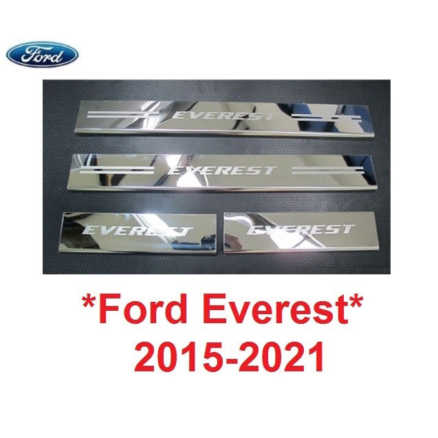 ชายบันได Ford Everest 2015 - 2021 ฟอร์ด เอเวอเรสต์ คิ้วกันรอยประตู กาบบันได ชายบันไดประตู สคัพเพลท  กันรอยบันได กันรอย