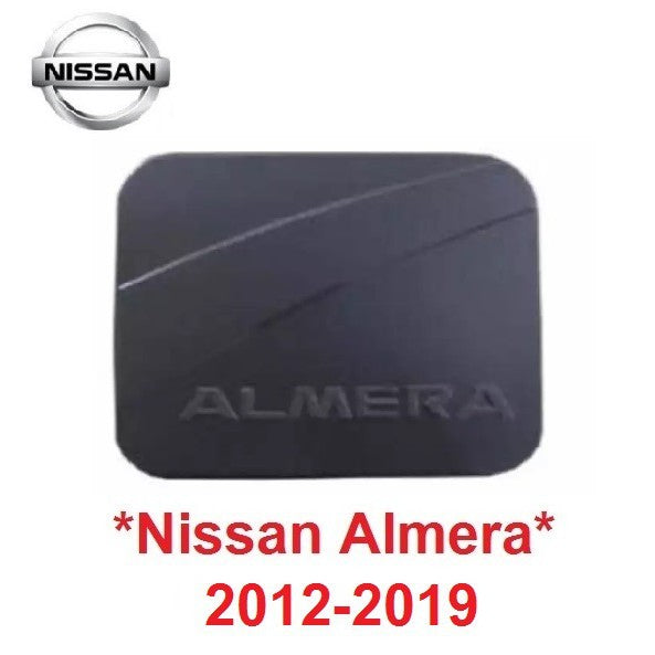 สีดำด้าน ครอบฝาถังน้ำมัน Nissan Almera 2012-2019 นิสสัน อัลเมร่า ครอบฝาถัง ฝาถังน้ำมัน ฝาปิดถังน้ำมัน ฝาถัง ถังน้ำมัน