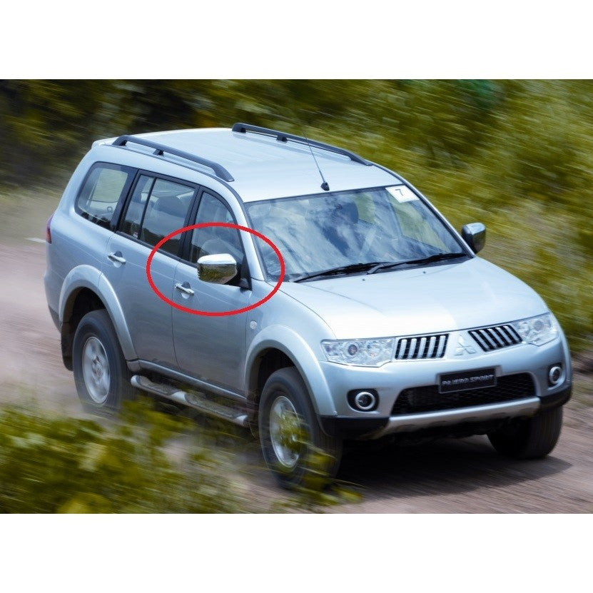 แท้ศูนย์ ฝาหลังกระจกมองข้าง Mitsubishi Triton PAJERO 2005 - 2014 มิตซูบิชิ ไทรทัน ปาเจโร ฝาครอบกระจกมองข้าง สีดำ 2015 - Image 4