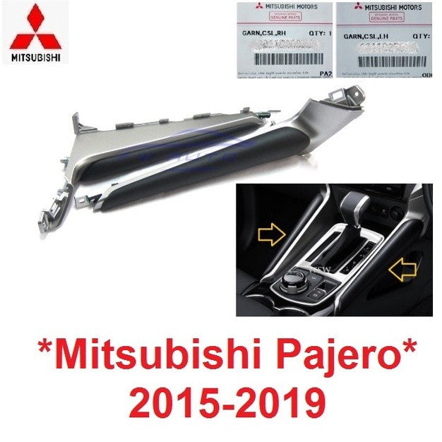 นวมวางแขน แท้ศูนย์ 1คู่ MITSUBISHI PAJERO 2016 2017 2018 2019 แผงนวมคอนโซล มิตซูบิชิ ปาเจโร่ สปอร์ต ขอบ เกียร์ ของแต่ง