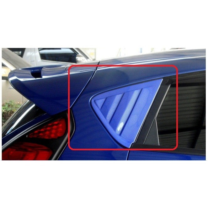 ลายเคฟล่า ครอบกระจกหลัง ฟอร์ด เฟียสต้า Ford Fiesta 5Dr Hatchback 2010 - 2017 2018 ครอบกระจก มุม ท้ายรถ กระจกประตูหลัง - Image 2
