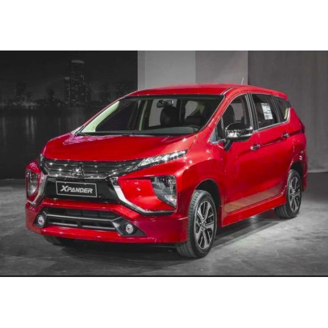 สีดำด้าน ชายบันไดประตู Mitsubishi Xpander 2017- 2022 มิตซูบิชิ เอ็กซ์แพนเดอร์ คิ้วกันรอยขอบประตู กาบบันได ชายบันได - Image 4