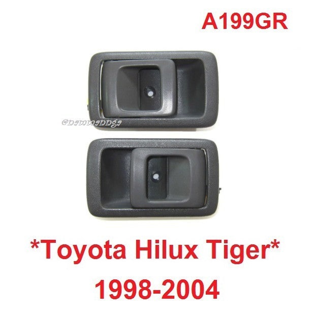 สีเทา มือดึงประตูใน TOYOTA HILUX TIGER 1998-2005 LN145 โตโยต้า ไทเกอร์ มือเปิดประตูด้านใน มือเปิดประตู มือดึง