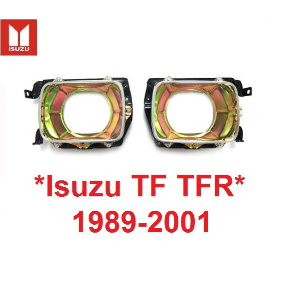 เบ้าไฟ กรอบไฟหน้า ISUZU TFR 1989 - 2001 เบ้าไฟหน้า TF อีซูซุ ทีเอฟอาร์ กรอบขาไฟหน้า ไฟหน้า กรอบตาไฟหน้า โคมไฟหน้า